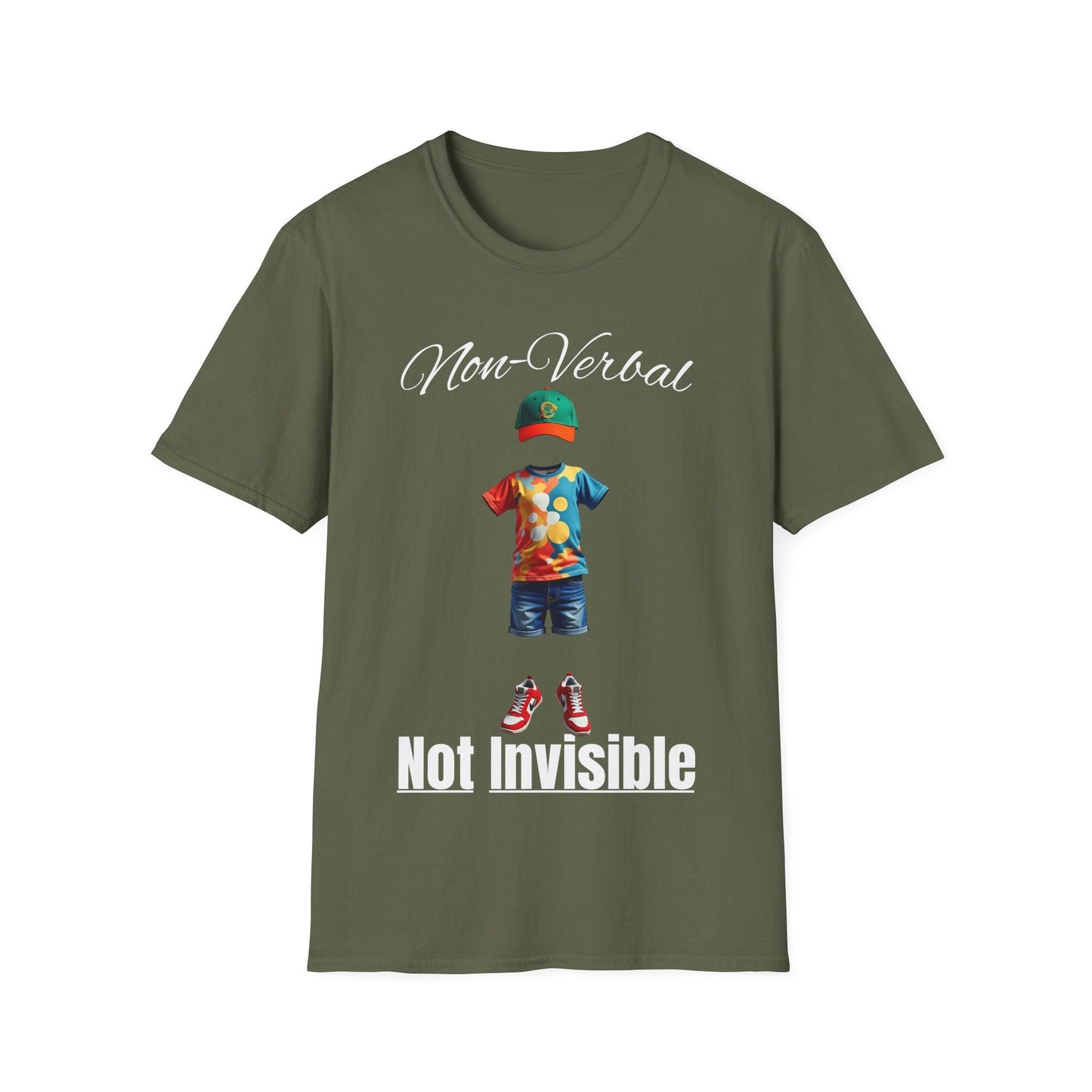 Non verbal Not Invisible T-shirt