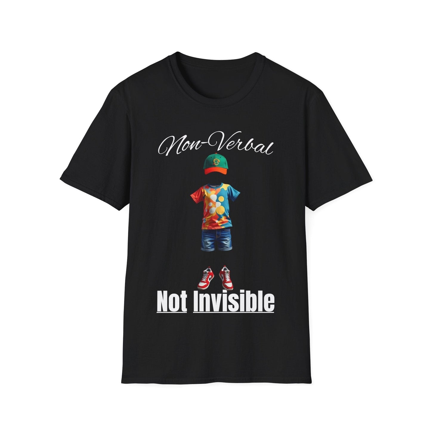 Non verbal Not Invisible T-shirt