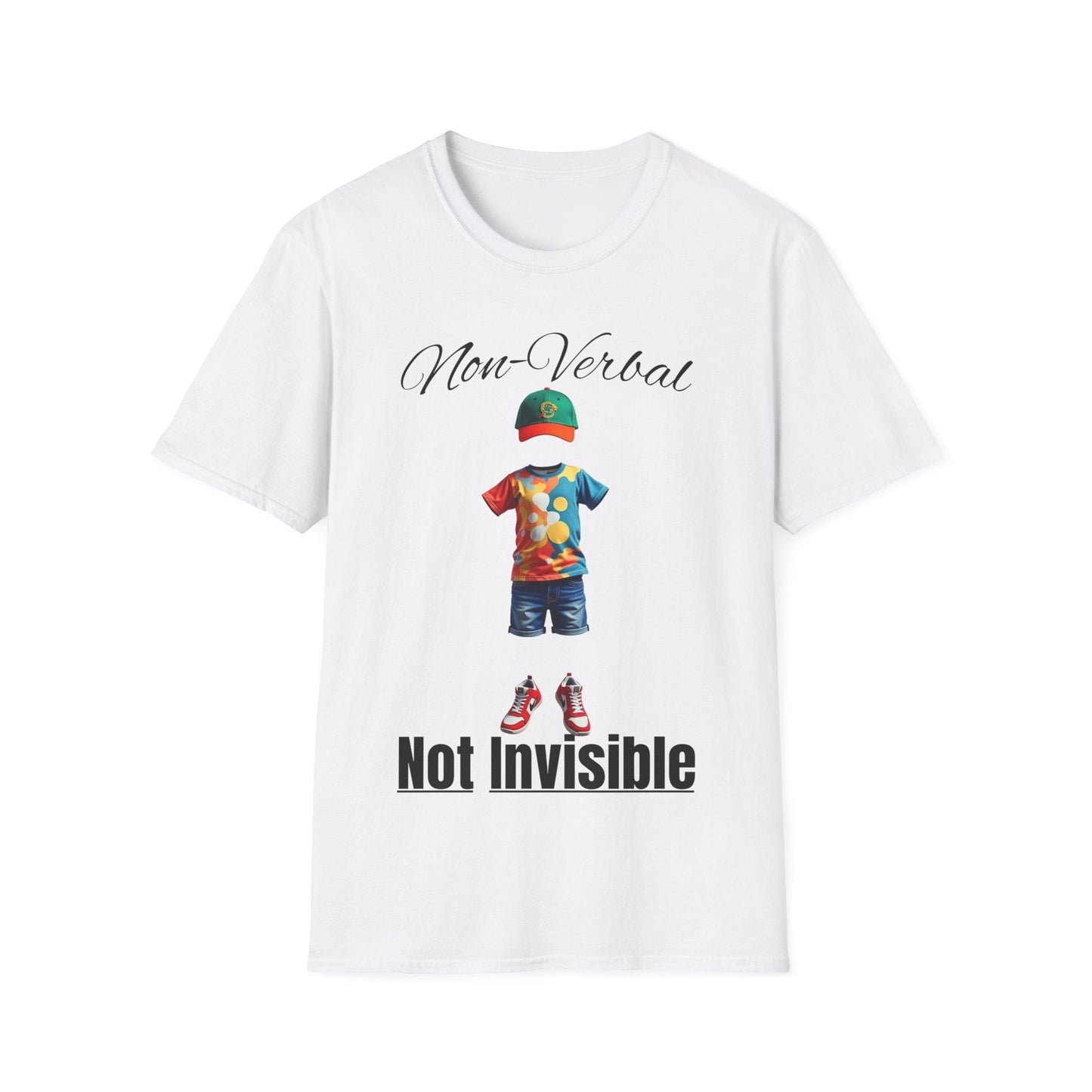 Non verbal Not Invisible T-shirt