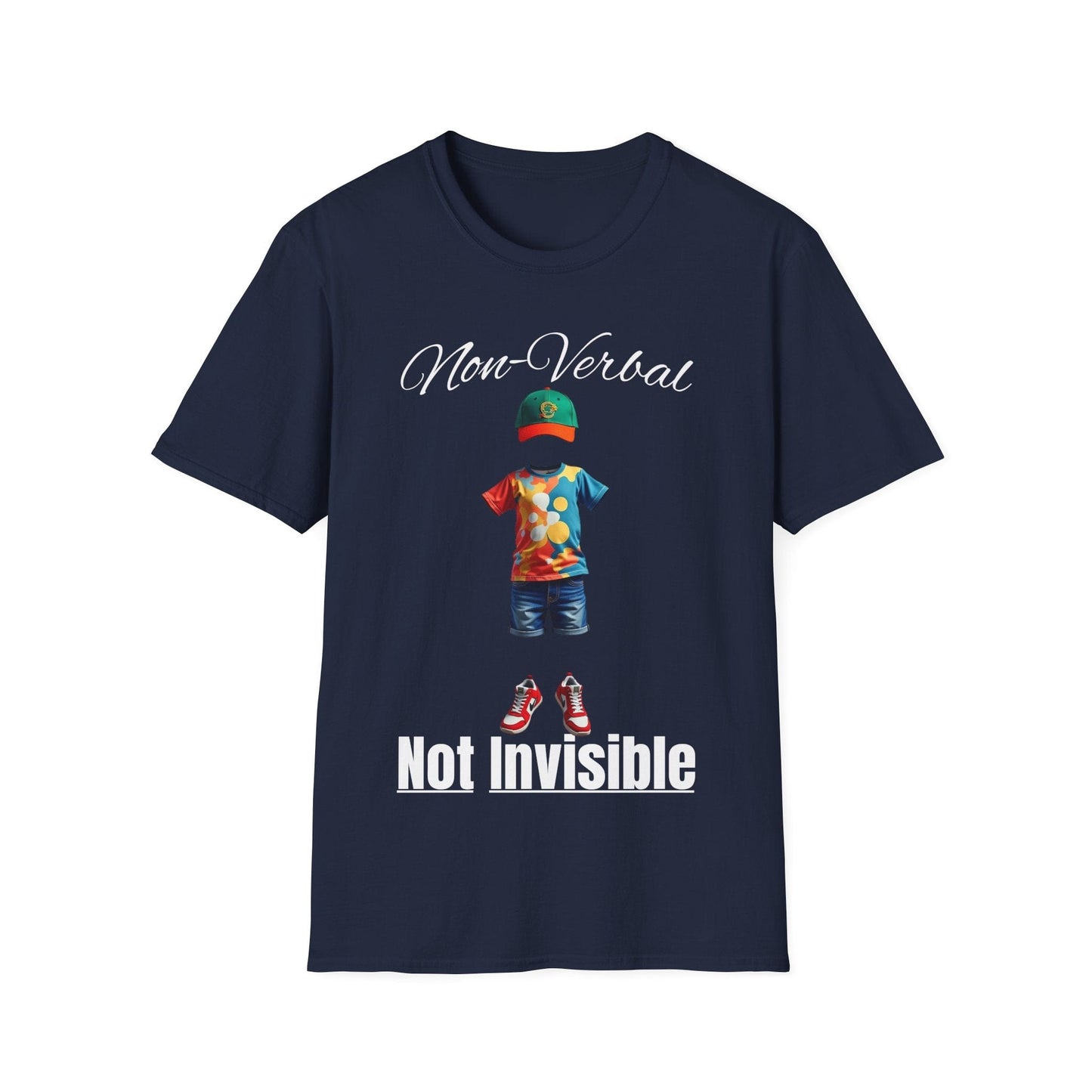 Non verbal Not Invisible T-shirt