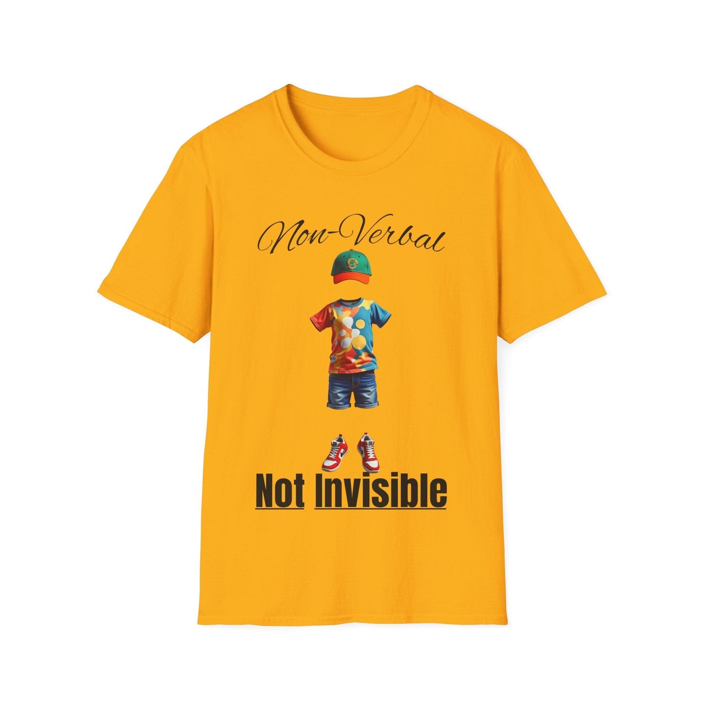 Non verbal Not Invisible T-shirt