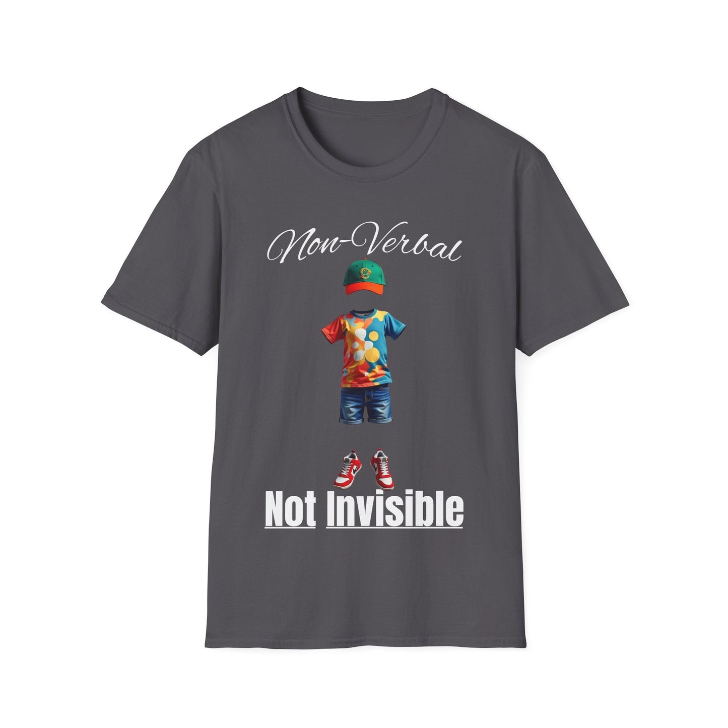 Non verbal Not Invisible T-shirt