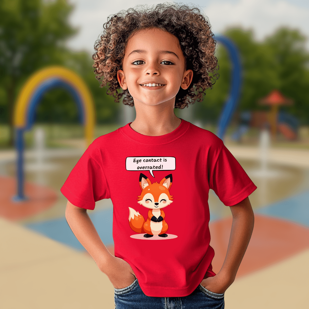 Eye Contact Overrated Youth T-shirt