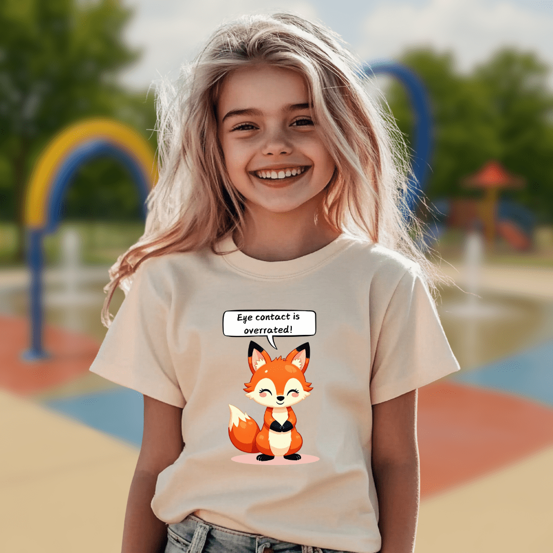 Eye Contact Overrated Youth T-shirt