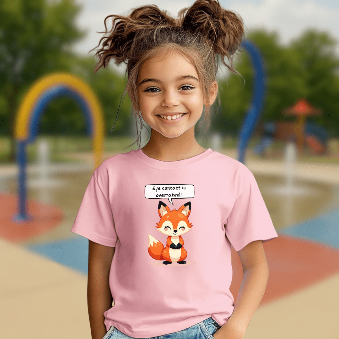 Eye Contact Overrated Youth T-shirt