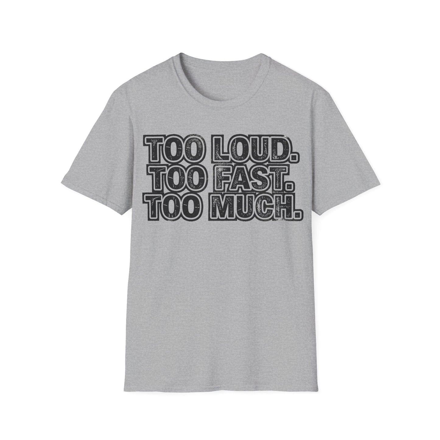 Too Loud. Too Fast. Too Much.