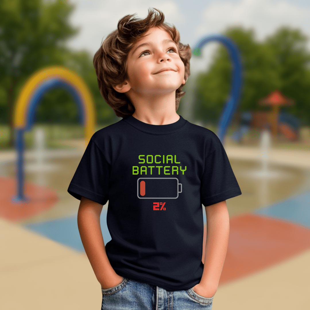 Social Battery  Youth T-shirt