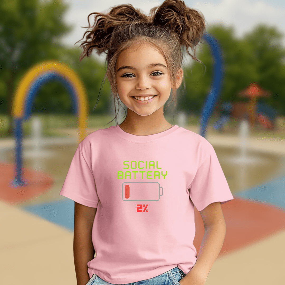 Social Battery  Youth T-shirt