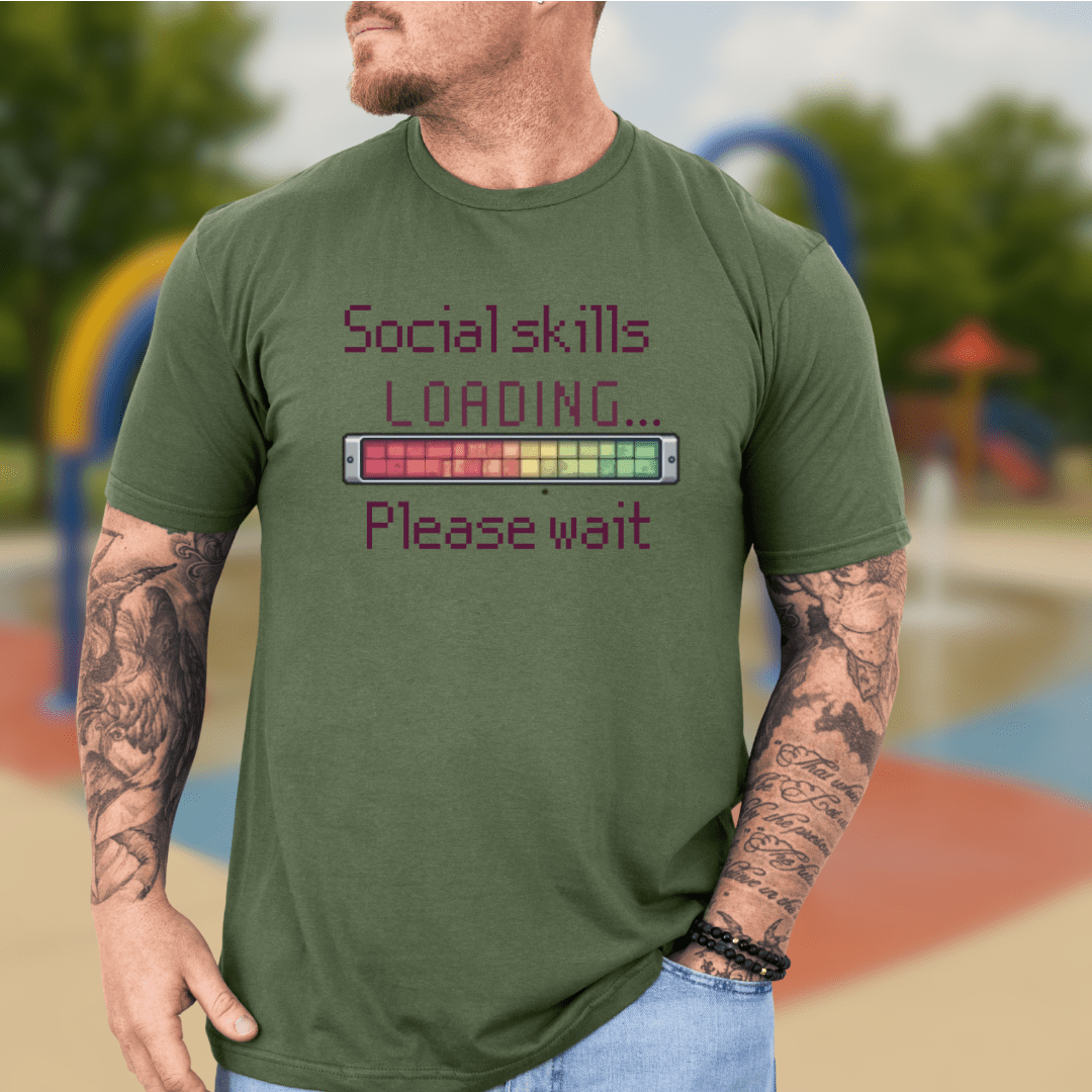 Social skills loading... T-shirt