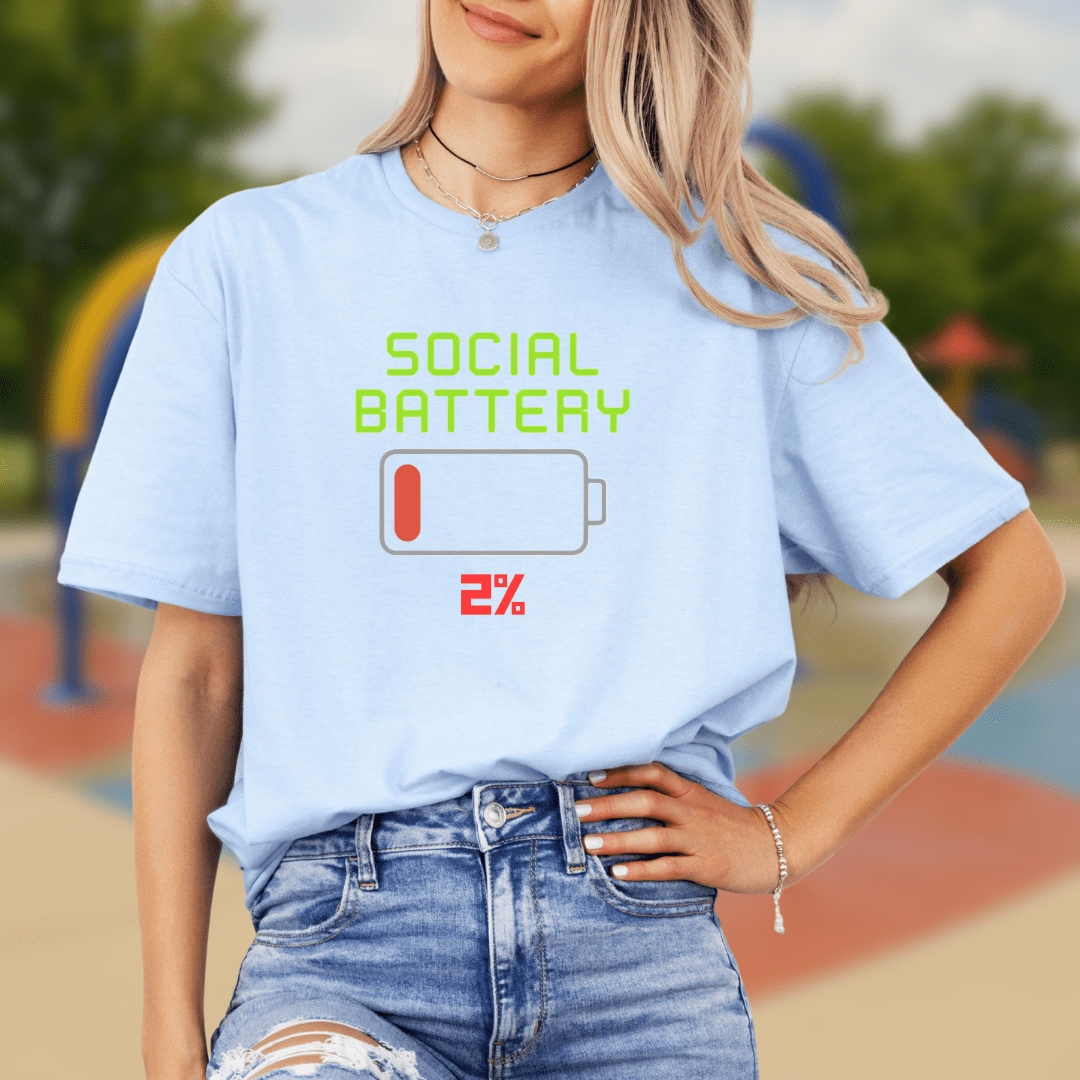 Social Battery T-shirt