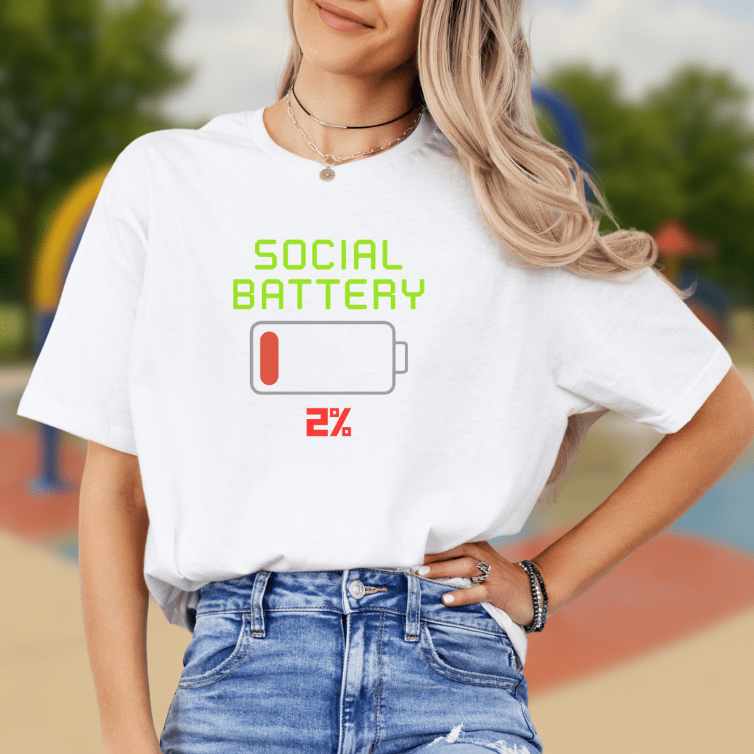 Social Battery T-shirt